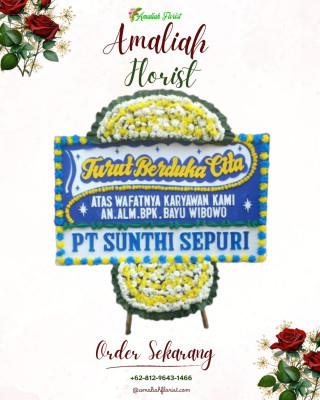 Papan Bunga Duka di Karondoran